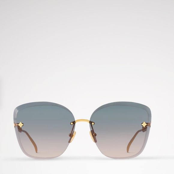 LV Jewel Round Cat Eye Sunglasses Blue main image 5
